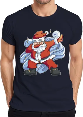 Produktbild von Dabbing Santa Clause - Weihnachten Weihnachtsgeschenk Christmas Herren T-Shirt, Navy, M
