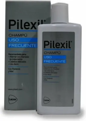 Image de PILEXIL SHAMPOO - shampooing 300ml, usage quotidien, douceur et hydratation pour les cheveux, panthanol et miel, protège el cheveux