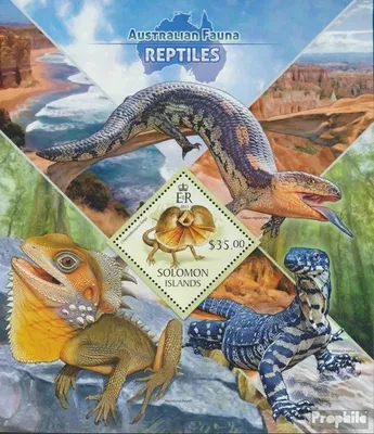 Produktbild von Briefmarken Salomoninseln 2013 Mi Block 170 (kompl. Ausg.) postfrisch Reptilien