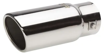 Productafbeelding van Simoni Racing TRX/01 Uitlaatbescherming, eindstuk, afdekkap, diameter 76mm, lengte 180mm, recht, rond, roestvrij staal