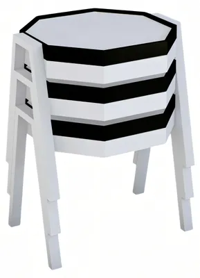 Obrázok produktu pre Elegantný biely drevený konferenčný stolík v modernom dizajne