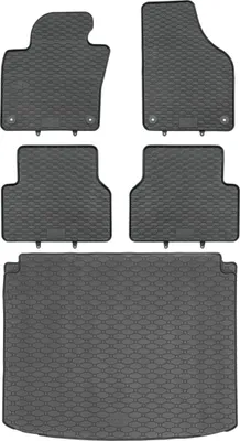 Image de RIGUM 437164 Coffre + tapis de sol GEYER 808/4C - SUV VW Tiguan I 07/2007-04/2016 (coffre supérieur) Repose-pieds AV2 avant - MONTAGE