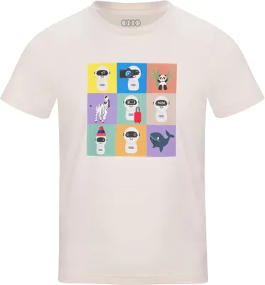 Produktbild von Audi T-Shirt ADUI, Gr. 98/104, Kinder, Natur, Shirt, Kindershirt