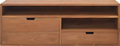 Image de vidaXL Armoire TV 110x30x40 cm teck massif