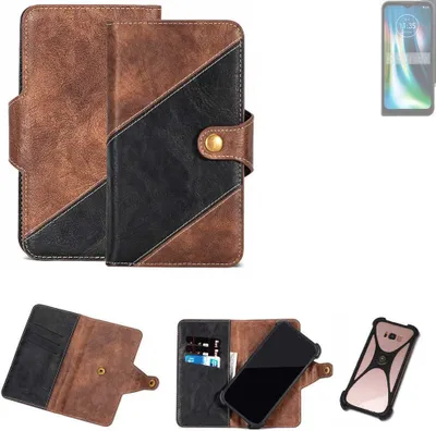 Produktbild von K-S-Trade Handyhülle Schutzhülle Bookstyle Case kompatibel mit Motorola Defy 2 Klapphülle Cover Hülle Schutztasche 1x