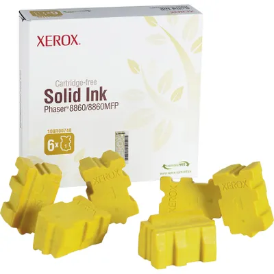 Produktbild von Xerox 108R00748 Festtinte Festtinten-Stick - Gelber Pack - Festtinte