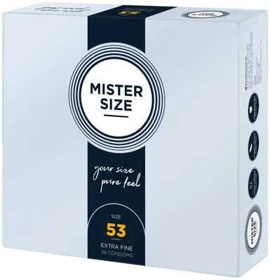 Obrázok produktu pre MISTER.SIZE 53 mm kondómy 36 kusov