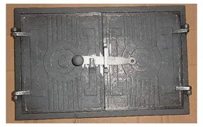 Produktbild von Ofentür aus Gusseisen 42x27cm für Pizzaöfen