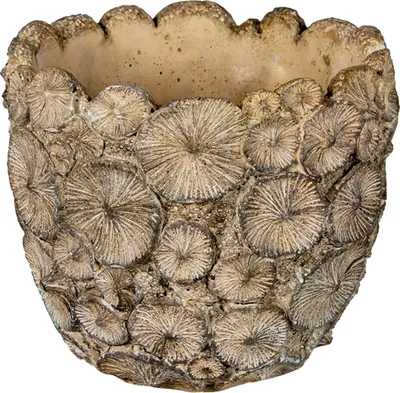 Zdjęcie produktu dla Clayre & Eef 6TE0359L Donica do wnętrza szary Ø 16x15 cm
