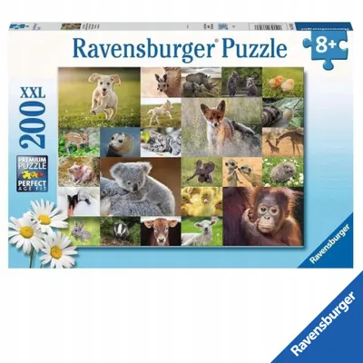 Obrázok produktu pre Ravensburger Puzzle XXL Zvieratká 200 dielikov Vzdelávacia hračka