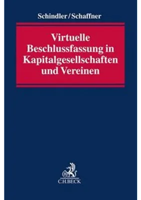 Immagine prodotto di Virtuelle Beschlussfassung in Kapitalgesellschaften und Vereinen