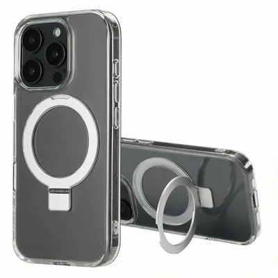 Obrázok produktu pre Accezz Zadný kryt stojana s MagSafe pre Apple iPhone 16 Pro Max - Transparentný