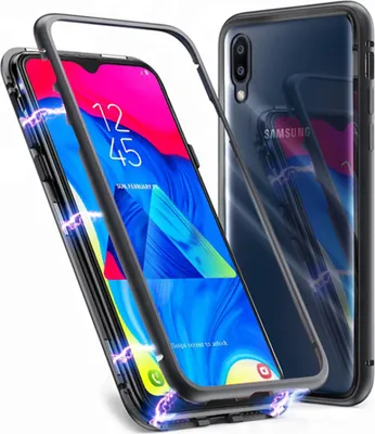 Produktbild von Samsung Galaxy M10 Magnet Bumper Schwarz-Transparent
