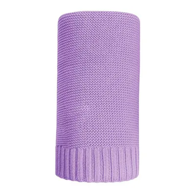 Zdjęcie produktu dla Kocyk bambusowo-bawełniany NEW BABY 100x80 cm fioletowy