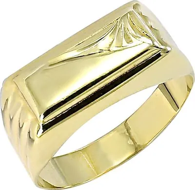 Produktbild von Herren Ring aus 14 Karat Gold Glare 1515, Ringgröße 67, hypoallergen