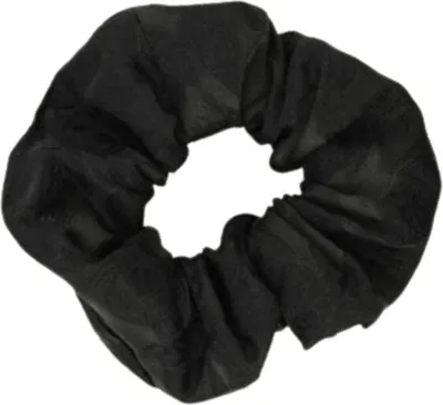 Image de Mes bijoux Scrunchie jacquard Noir .