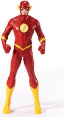 A full-body shot of a Flash action figure standing against a white background.