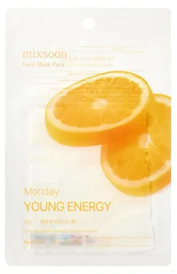 Produktbild von Mixsoon Tägliches Maskenpaket x Montag 10 Blatt á 25 g Monday Young Energy