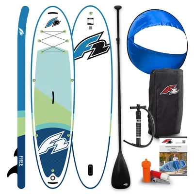 Produktbild von F2 Stand up Paddle Board FREE - Round Sail - SET SUP 10,6 Aqua