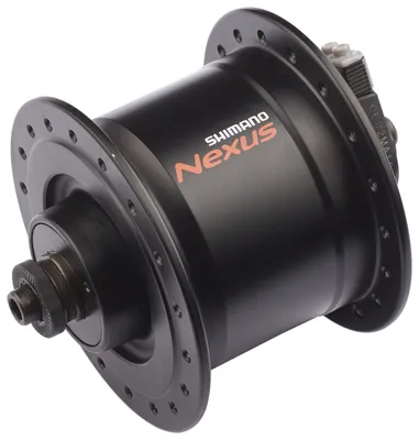 Produktbild von Shimano Nexus DH-C3000-3N Nabendynamo 3 Watt für Felgenbremse/Schnellspanner schwarz Ausführung 36H