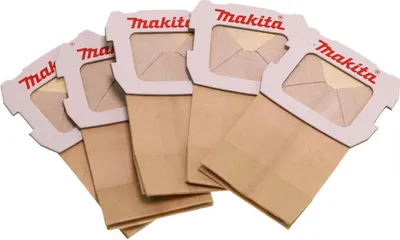 Zdjęcie produktu dla Makita 194746-9, Worek na kurz, Papier, BO4558 / BO4565 / BO5030 / BO5031 / BO3710 / BO3711 / MT924, 5 szt.