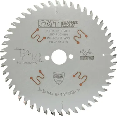 Image de CMT | Lame de scie à tronçonner ø 160/20 mm Z48 WZ/ATB