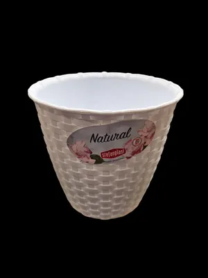 Produktbild von Stefanplast Blumentopf Weiß für Garten und Terrasse