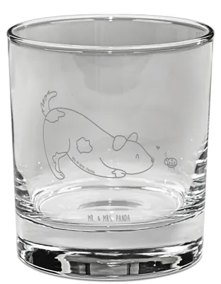 Produktbild von Mr. & Mrs. Panda Tumbler Hund Marienkäfer - Transparent - Geschenk, Sprüche, Mischlinghund, Mischlingshund, Haustier, Glas, Scotch, Whiskyglas, Whisky, Neugierig