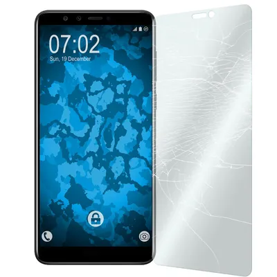 Produktbild von 2er-Pack PhoneNatic Glas-Folie klar  kompatibel mit Huawei Y9 (2018) - Panzerglas für Y9 (2018)