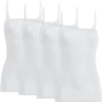 Produktbild von Con-ta Damen-Unterhemd 4er-Pack weiß 42
