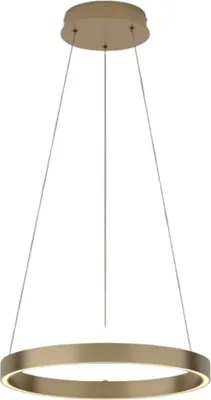 Produktbild von Maytoni RIM Pendelleuchte Rund Gold, LED 25W, Warmes Licht, IP20, Ø40cm