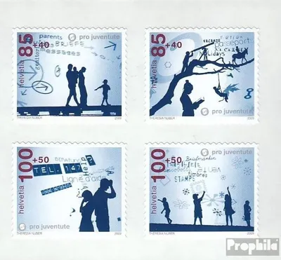 Produktbild von Briefmarken Schweiz 2009 Mi 2130-2133Fb Folienblatt (kompl.Ausg.) postfrisch Pro Juventute