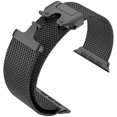 Zdjęcie produktu dla Bransoleta do zegarka, stal nierdzewna, kompatybilna z modelami smartwatchów, kolor: czarny, rozmiar: 38mm, 40mm, 41mm