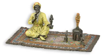 Produktbild von Bronzeskulptur Verkäufer von Figuren Replikat Retro Design Dekoration