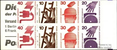 Produktbild von Briefmarken Berlin (West) 1974 Mi MH9b (kompl.Ausg.) postfrisch Unfallverhütung