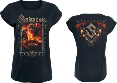 Produktbild von Sabaton T-Shirt Damen Legends schwarz Band-Merch, Bands 100% Baumwolle S