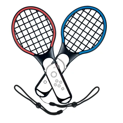 Immagine prodotto di Switch Tennis Rackets Duo Pack (nero) 2 racchette da tennis per Joy-Con