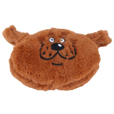 Imagen del producto de Pelota de peluche para perros que rebota, juguete para cachorros que emite sonidos al agitarse, pelota de peluche que produce risitas, juguetes para mascotas que rebotan, pelota para perros que emite sonidos al agitarse, juguete interactivo de Halloween para mascotas