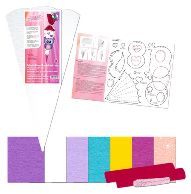 Produktbild von Bastelset Schultüte Mini Eule 4008525216100