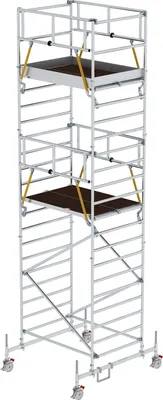 Produktbild von MUNK Rollgerüst SG mit Doppelplattform 1,35x1,80m Plattform 7,78m AH