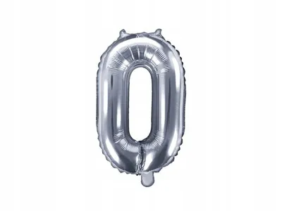 Zdjęcie produktu dla PartyDeco FB10M-0-018, Zabawka - balon, Folia, Srebrny, Monochromatyczny, Uniwersalne, Uniwersalne