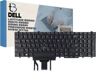 Produktbild von DELL E5550 E5570 E5580 Tastatur mit LED-Hintergrundbeleuchtung
