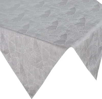 Image de Nappe festive Décoration de table ISLA argent 85x85