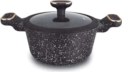 Produktbild von Antihaft Kochtopf mit Granit Keramikbeschichtung Durchmesser Keramik Design Kasan / Kazan (32cm)
