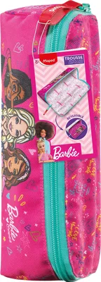 Produktbild von Maped 931915, Weiches Federmäppchen, Mehrfarbig, Muster, Mädchen, Barbie, 230 mm