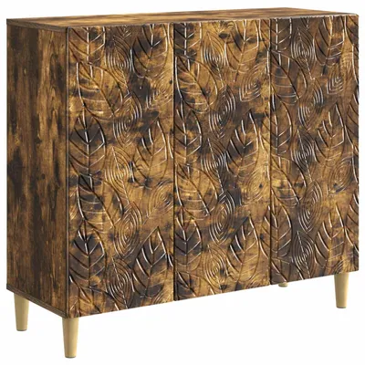 Produktbild von Sideboard Geräucherte Eiche 89 x 34,5 x 80 cm Holzwerkstoff