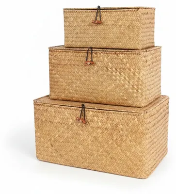 Imagen del producto de InAndOutdoorMatch - Cajas de almacenamiento - Hechas de algas marinas - Rectangulares, Imagen generada por IA