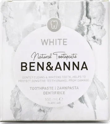 Obrázek produktu pro Ben & Anna Zahncreme, Zubní pasta proti plaku, 100 ml, Dospělý, Prášek, 61 mm, 61 mm