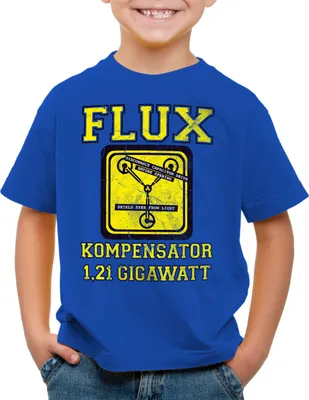 Produktbild von style3 Flux Kompensator Kinder T-Shirt Game Gamer Zukunft Zurück Zeitreise