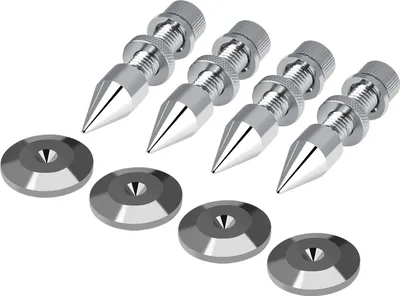 Image de 4 Pcs Speaker Spike Isolation Spikes Stand Foot HiFi Speaker Shockproof Cone Base Pads